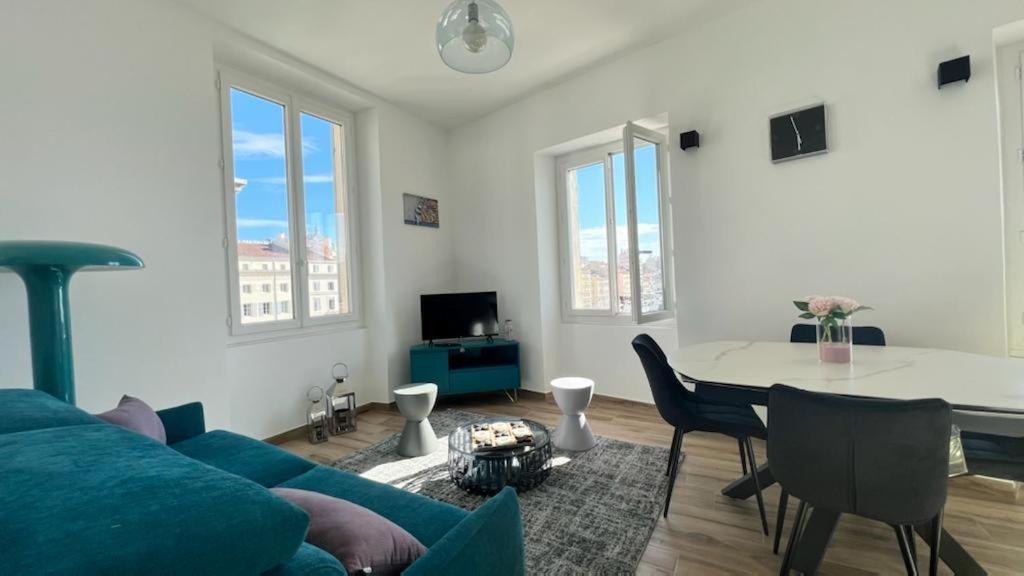 Face Au Vieux Port Vue 180 De Notre Dame Au Panier Apartment Marseille Ngoại thất bức ảnh