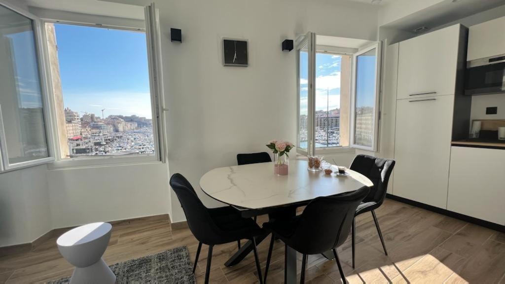 Face Au Vieux Port Vue 180 De Notre Dame Au Panier Apartment Marseille Ngoại thất bức ảnh