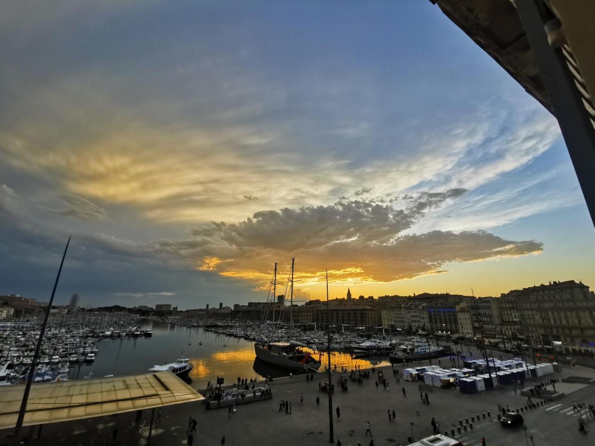 Face Au Vieux Port Vue 180 De Notre Dame Au Panier Apartment Marseille Ngoại thất bức ảnh